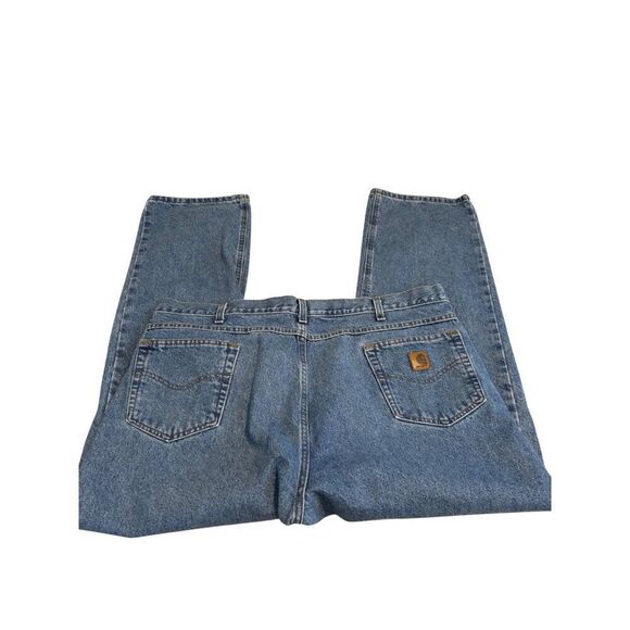 Carhartt Other - Carhartt Mens Relaxed Fit Blue Denim Jeans 44x32